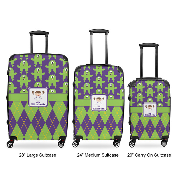 Astronaut, Aliens & Argyle Suitcase Set 1 - APPROVAL