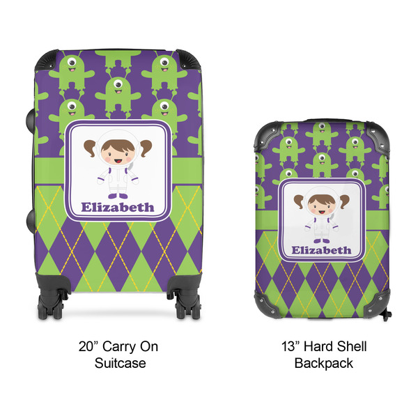 Astronaut, Aliens & Argyle Suitcase Set 4 - APPROVAL
