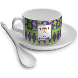 Astronaut, Aliens & Argyle Tea Cup (Personalized)