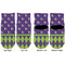 Astronaut, Aliens & Argyle Toddler Ankle Socks - Double Pair - Front and Back - Apvl