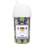 Astronaut, Aliens & Argyle Toddler Sippy Cup (Personalized)