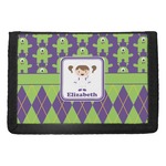 Astronaut, Aliens & Argyle Trifold Wallet (Personalized)