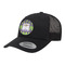 Astronaut, Aliens & Argyle Trucker Hat - Black (Personalized)