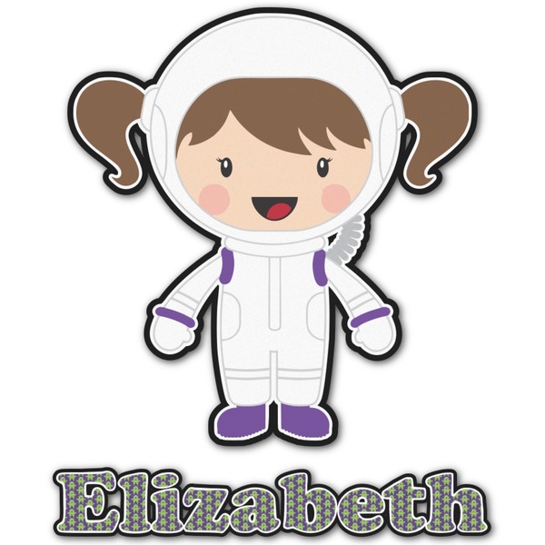 Custom Astronaut, Aliens & Argyle Graphic Decal - Medium (Personalized)