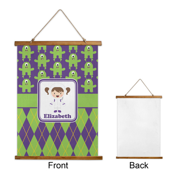 Astronaut, Aliens & Argyle Wall Hanging Tapestry - Portrait - APPROVAL