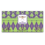 Astronaut, Aliens & Argyle Wall Mounted Coat Rack (Personalized)