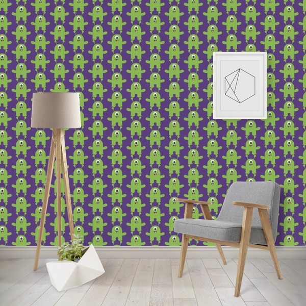 Custom Astronaut, Aliens & Argyle Wallpaper & Surface Covering (Water Activated - Removable)