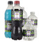 Astronaut, Aliens & Argyle Water Bottle Label - Multiple Bottle Sizes
