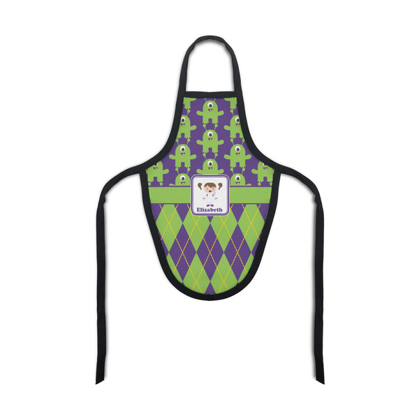 Custom Astronaut, Aliens & Argyle Bottle Apron (Personalized)