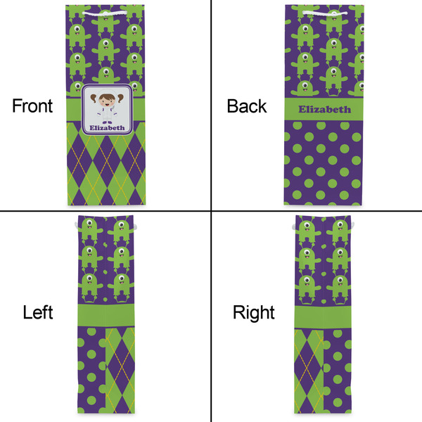 Astronaut, Aliens & Argyle Wine Gift Bag - Gloss - Approval