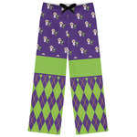 Astronaut, Aliens & Argyle Womens Pajama Pants - XS
