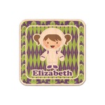 Astronaut, Aliens & Argyle Genuine Maple or Cherry Wood Sticker (Personalized)