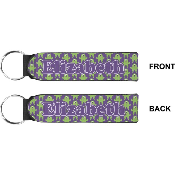 Astronaut, Aliens & Argyle Wristlet (Front + Back)