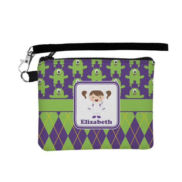 Custom Astronaut, Aliens & Argyle Wristlet ID Case w/ Name or Text