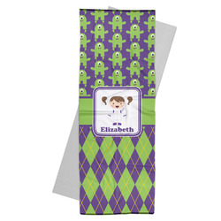 Astronaut, Aliens & Argyle Yoga Mat Towel (Personalized)