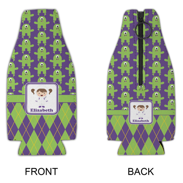 Astronaut, Aliens & Argyle Zipper Bottle Cooler - APPROVAL