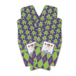 Astronaut, Aliens & Argyle Zipper Bottle Cooler - Set of 4 (Personalized)