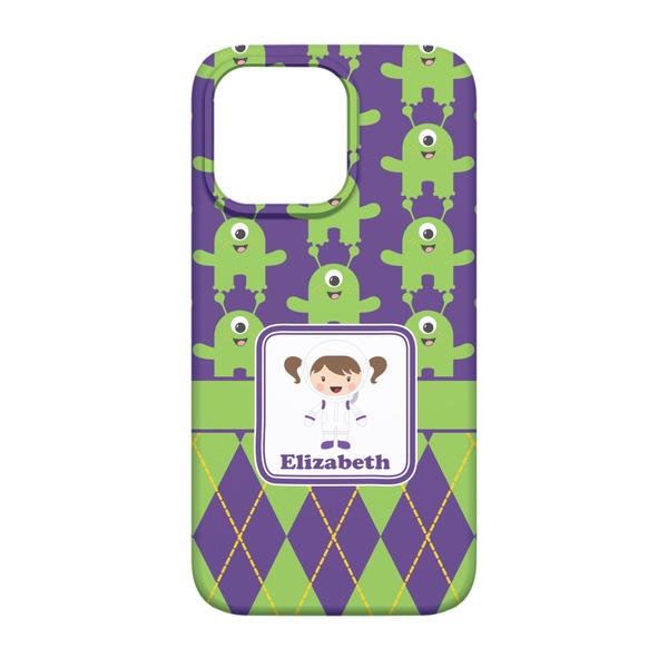 Astronaut, Aliens & Argyle iPhone 13 Pro Case - Back