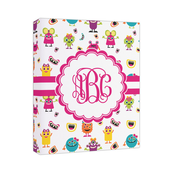 Custom Girly Monsters Canvas Print - 11x14 (Personalized)