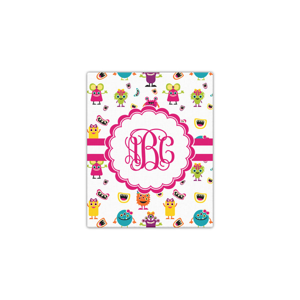 Girly Monsters 11x14 - Canvas Print - Front View