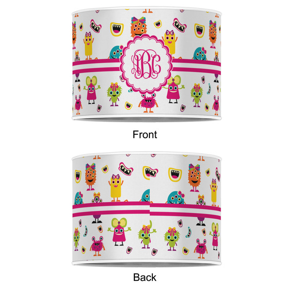 Girly Monsters 12" Drum Lampshade - APPROVAL (Poly Film)