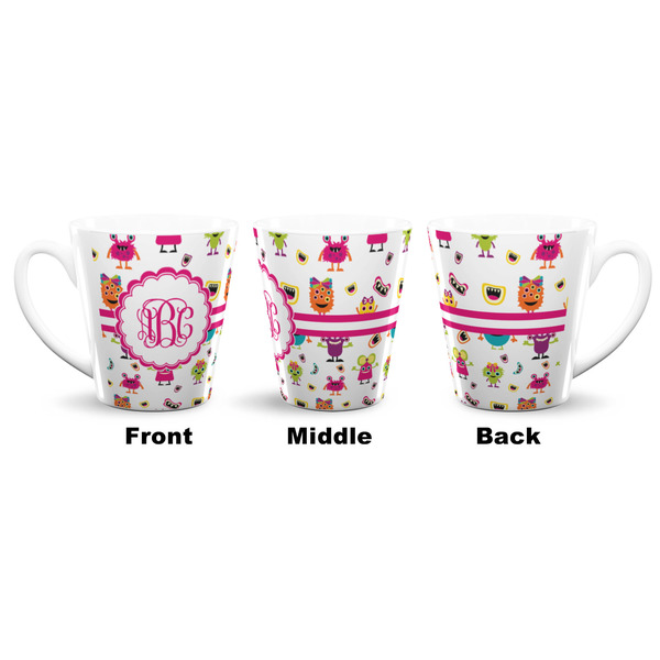 Girly Monsters 12 Oz Latte Mug - Approval
