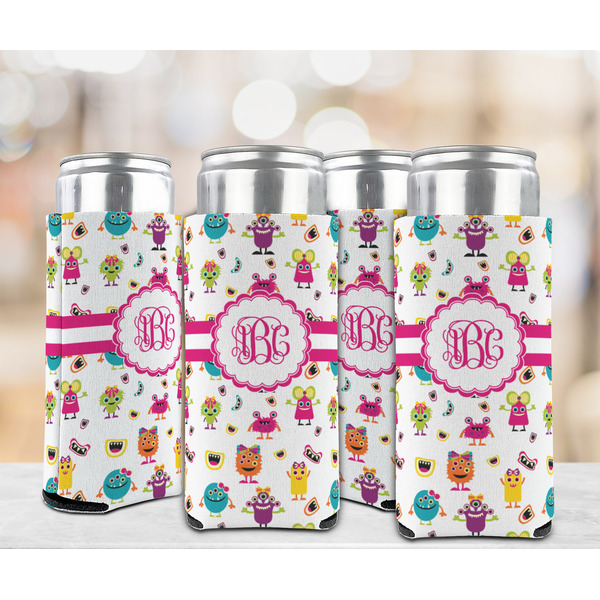 Girly Monsters 12oz Tall Can Sleeve - Set of 4 - LIFESTYLE