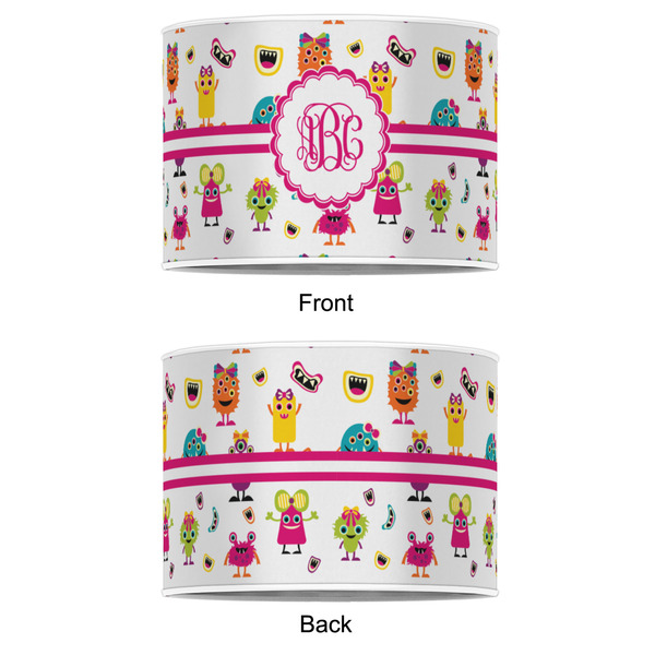 Girly Monsters 16" Drum Lampshade - APPROVAL (Poly Film)