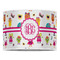 Girly Monsters 16" Drum Lampshade - FRONT (Poly Film)