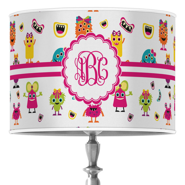 Custom Girly Monsters Drum Lamp Shade (Personalized)