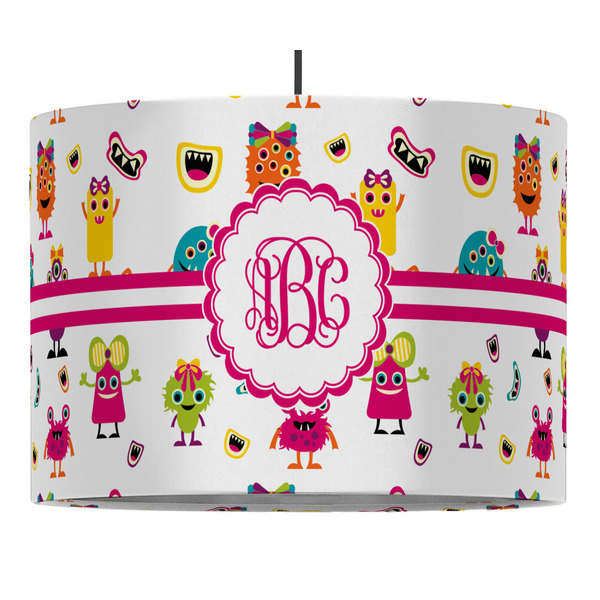 Custom Girly Monsters Drum Pendant Lamp (Personalized)