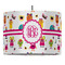 Girly Monsters Drum Pendant Lamp (Personalized)