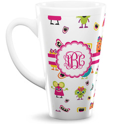 Girly Monsters 16 Oz Latte Mug (Personalized)