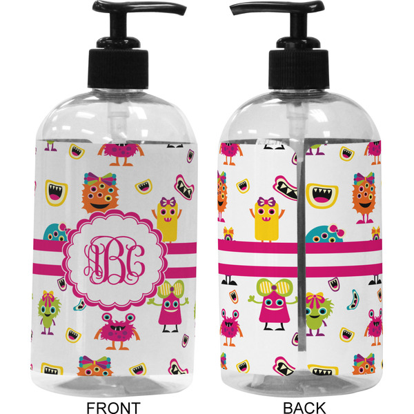 Girly Monsters 16 oz Plastic Liquid Dispenser (Approval)
