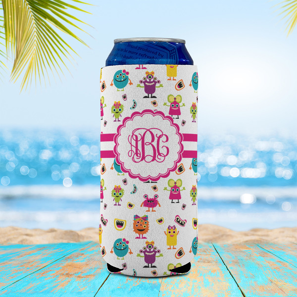 Girly Monsters 16oz Can Sleeve - LIFESTYLE