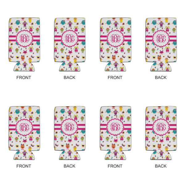 Girly Monsters 16oz Can Sleeve - Set of 4 - APPROVAL