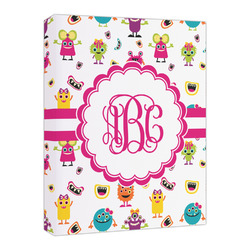 Girly Monsters Canvas Print - 16x20 (Personalized)