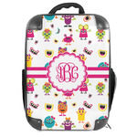 Girly Monsters Hard Shell Backpack (Personalized)