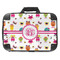 Girly Monsters 18" Laptop Briefcase - FRONT