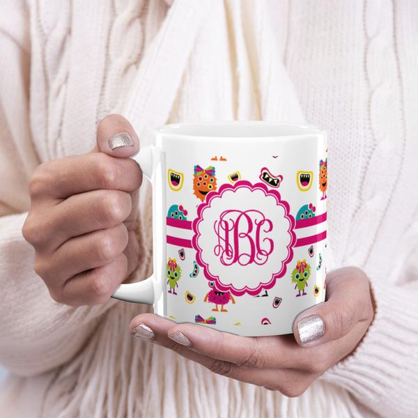 Girly Monsters 20oz Coffee Mug - LIFESTYLE