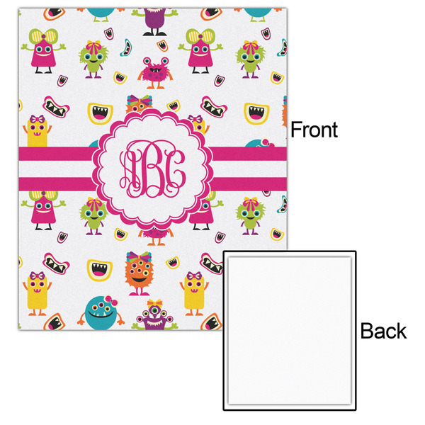 Girly Monsters 20x24 - Matte Poster - Front & Back