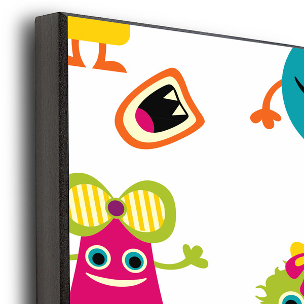 Girly Monsters 20x30 Wood Print - Closeup