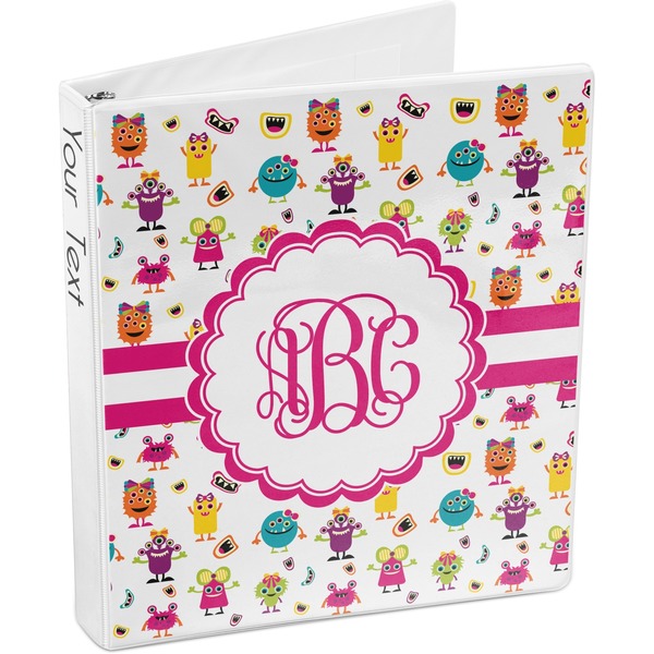 Girly Monsters 3-Ring Binder 3/4 - Main