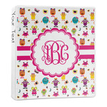 Girly Monsters 3-Ring Binder - 1 inch (Personalized)