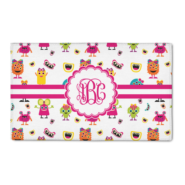 Custom Girly Monsters 3' x 5' Indoor Area Rug (Personalized)