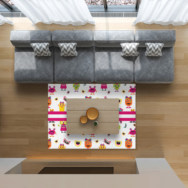 Girly Monsters 5'x7' Indoor Area Rugs - IN CONTEXT