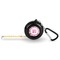 Girly Monsters 6-Ft Pocket Tape Measure with Carabiner Hook - Front