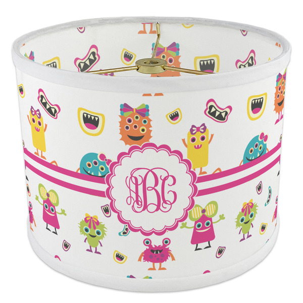 Girly Monsters 8" Drum Lampshade - ANGLE Poly-Film
