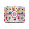 Girly Monsters 8" Drum Lampshade - FRONT (Fabric)