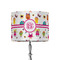 Girly Monsters 8" Drum Lampshade - ON STAND (Fabric)